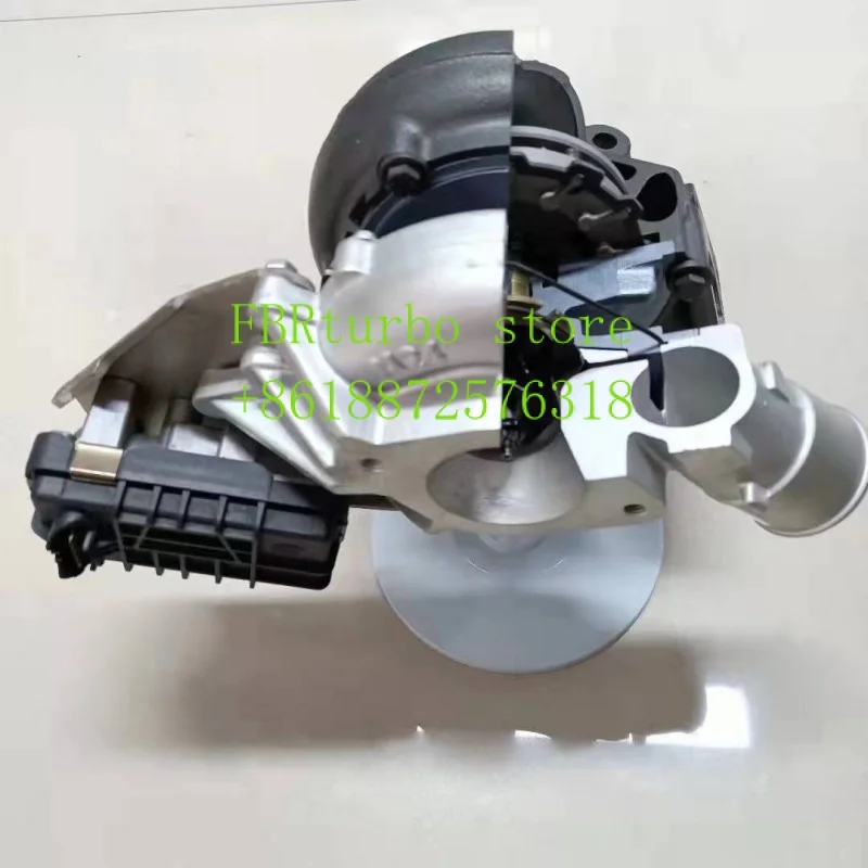 

Модель турбокомпрессора VGT, модель настоящей машины, турбодизельный двигатель, часть турбокомпрессора, демонстрация конструкции, обучающа...