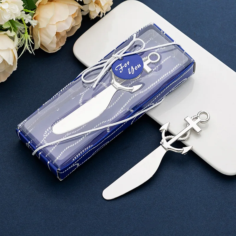 

(20 Pieces/lot) Practical gift wedding of hippocampus design Cheese Spreader Favors For Butter knife Event and Party