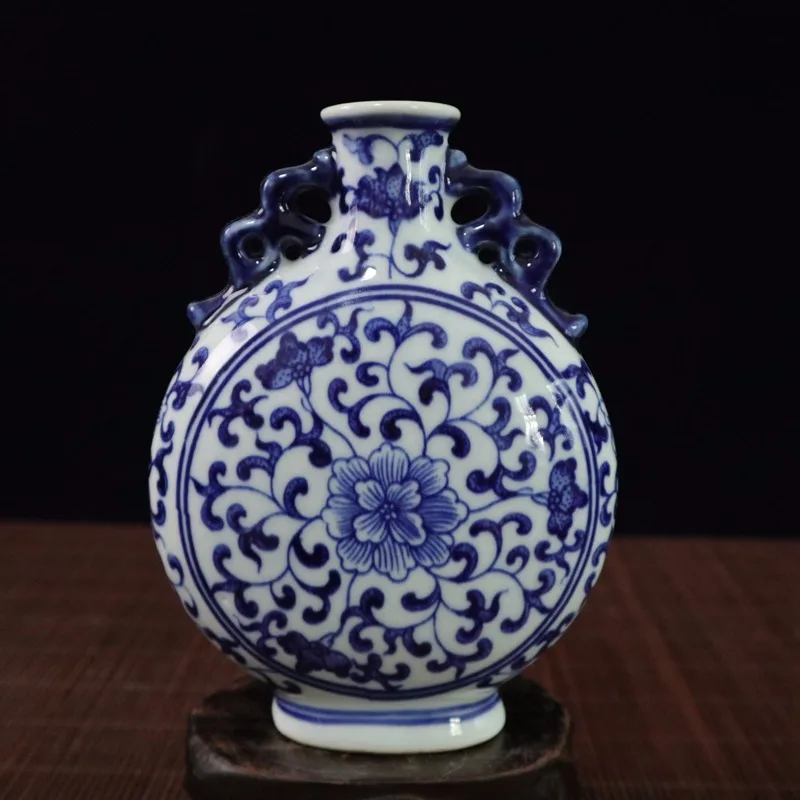 Оптовая продажа от производителя голубые и белые спутанные веточки узор лотоса