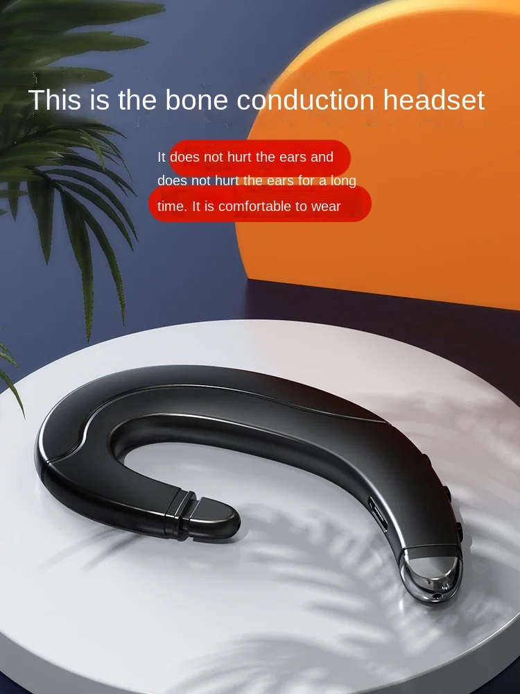 

Bluetooth headset bone conduction wireless ultra long standby non ear single and dual ear original ear hanging sports fitness