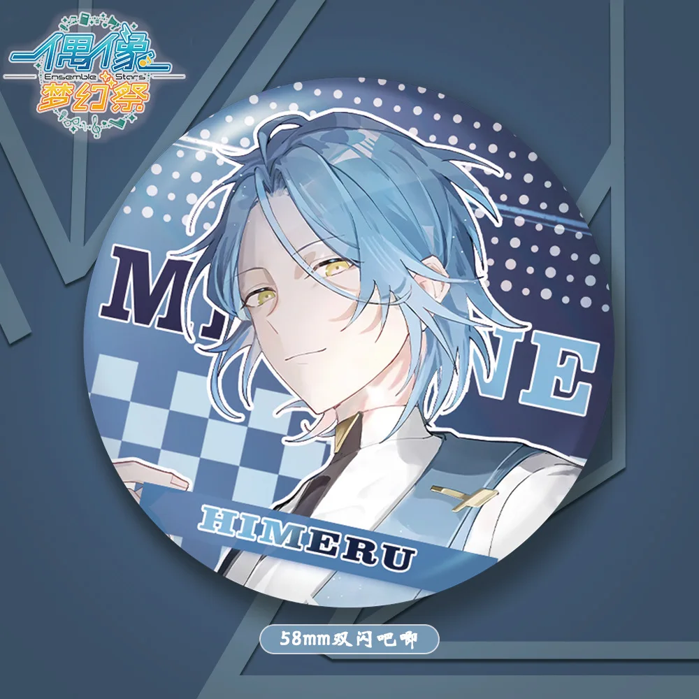 Металлический значок с аниме фигурками SHIRATORI AIRA Oukawa Kohaku