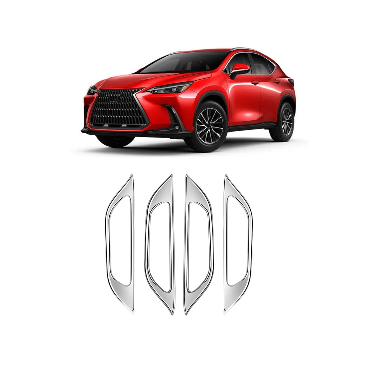 Декоративная крышка RHD для внутренней дверной ручки автомобиля наклейка отделка