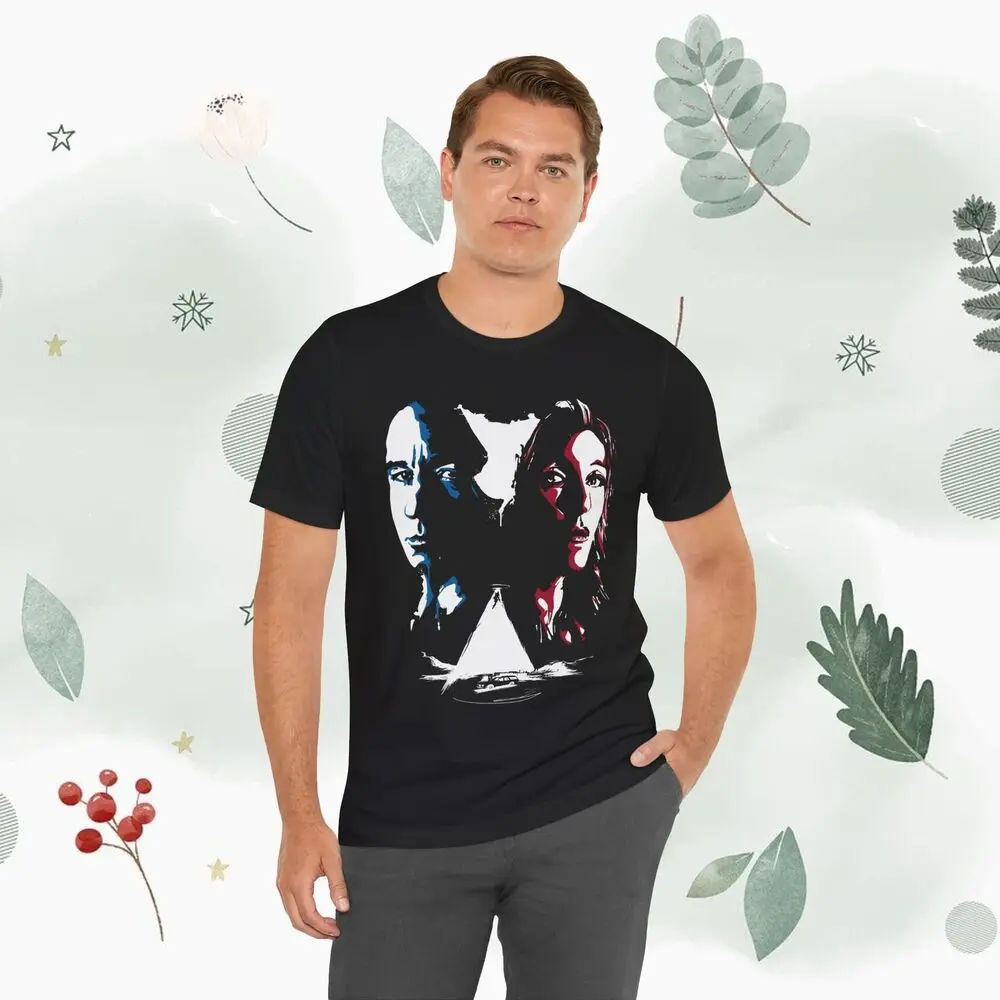 Футболка X-файлы Mulder и Scully TrustNoOne Дэвид дучовы Гиллиан Андерсон