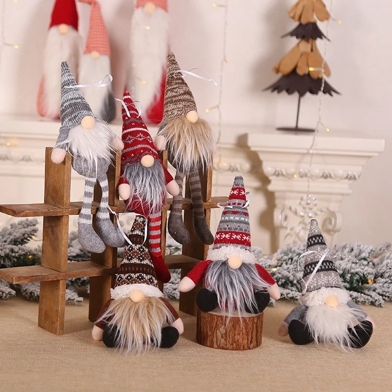 

Рождественская безликая кукла Gnome, искусственная для дома, Рождественское украшение, новый год 2023, рождественские подарки