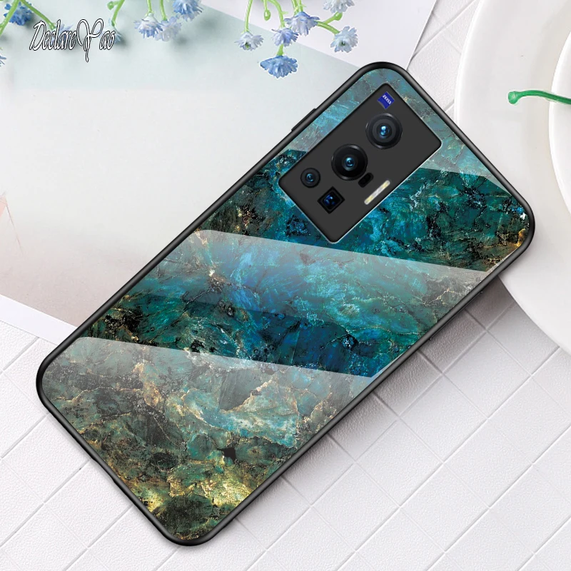 

Чехол из твердого стекла для VIVO X70 X60 X50 X30 X27 X23 X20 X9 S