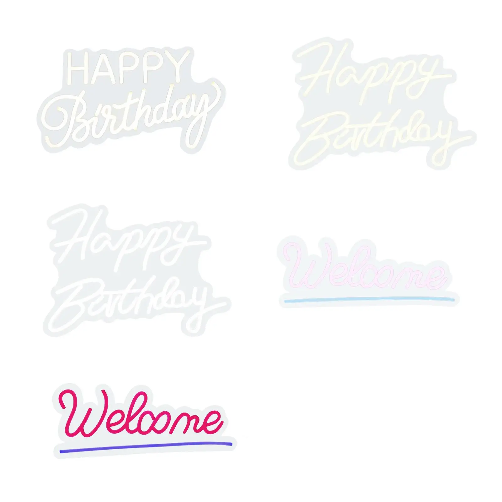 

LED Letter Light Sign Room Light Decor Dimmable for Party Kids Room Holiday