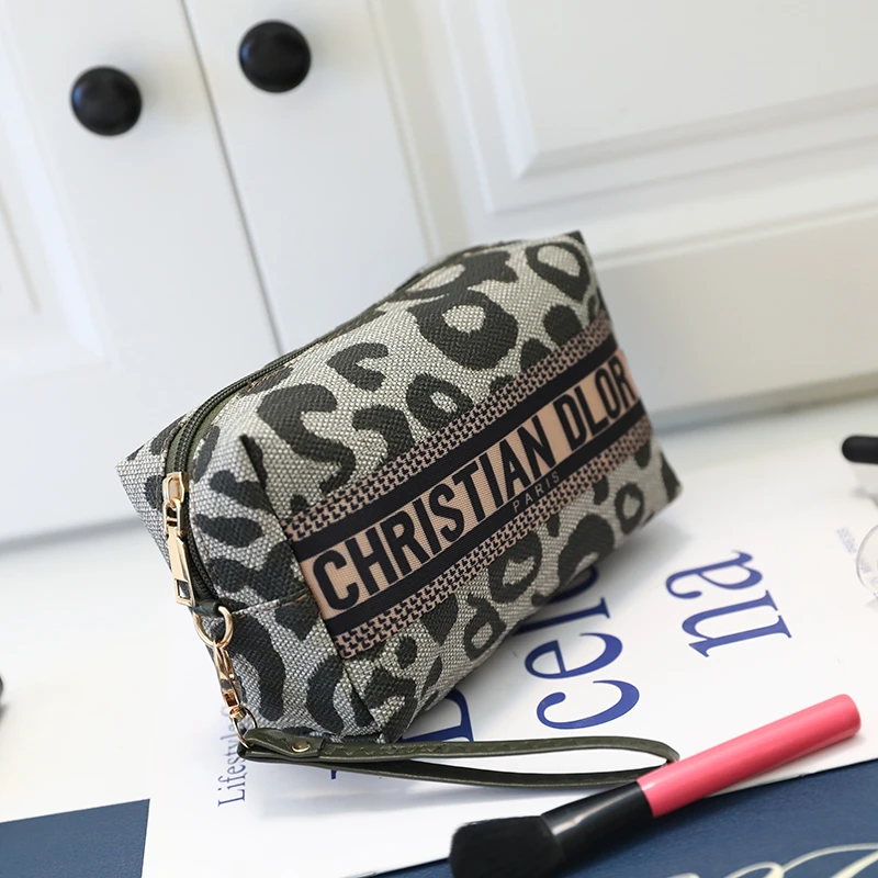 Оригинальная женская сумка привлекательная леопардовая косметичка Модный