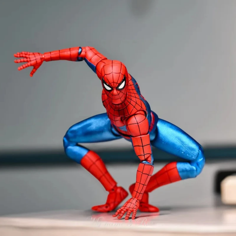 Фото BLOKEES Spider-Man: Новая серия Day Series, коллекционная подвижная фигурка, модель-конструктор, игрушка, украшение, подарок для мужчин, рождественский подарок №5