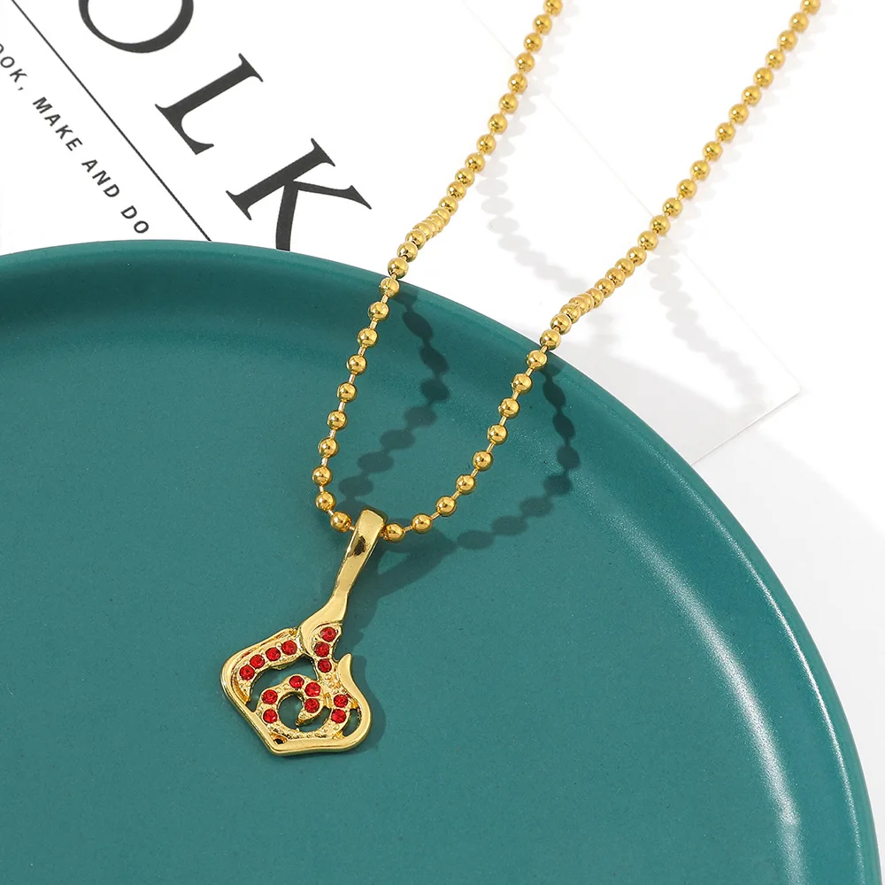 

New Genshin Impact Venti Barbatos Necklace God's Eye Wind Element Luminous Shining Double Pendant Necklace Creative Jewelry