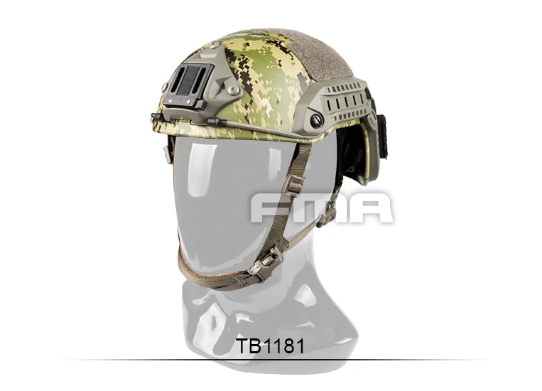 Фото Тактический шлем для страйкбола MA Digital Camo Marine Spuer High-Cut AOR1 AOR2 №3