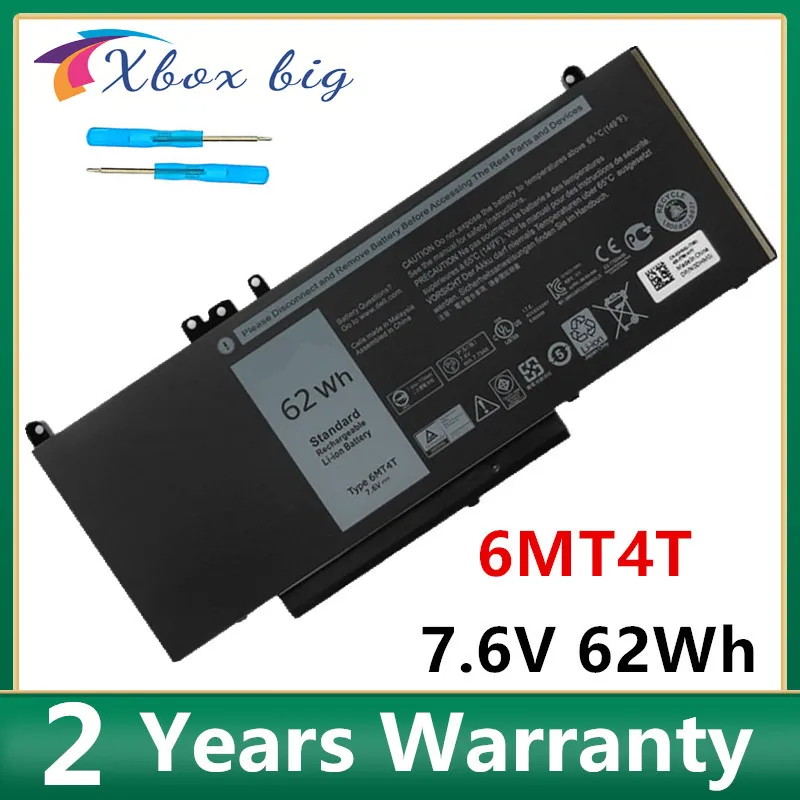 Аккумулятор 6MT4T для ноутбука DELL Latitude E5570 M3510 E5470 15 6 дюймов 7V69Y 7 в 62 Втч TXF9M 79VRK 07V69Y |