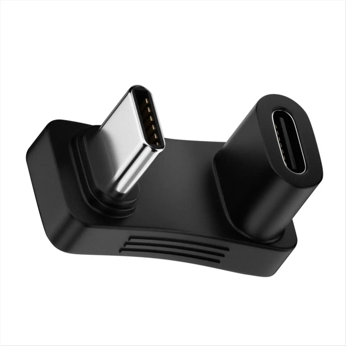 Фото A40I U-образный адаптер USB 3.2 Type-C (женский-мужской) на 180 градусов, 100 Вт, OTG, быстрая передача данных 10 Гбит/с, 4K №3