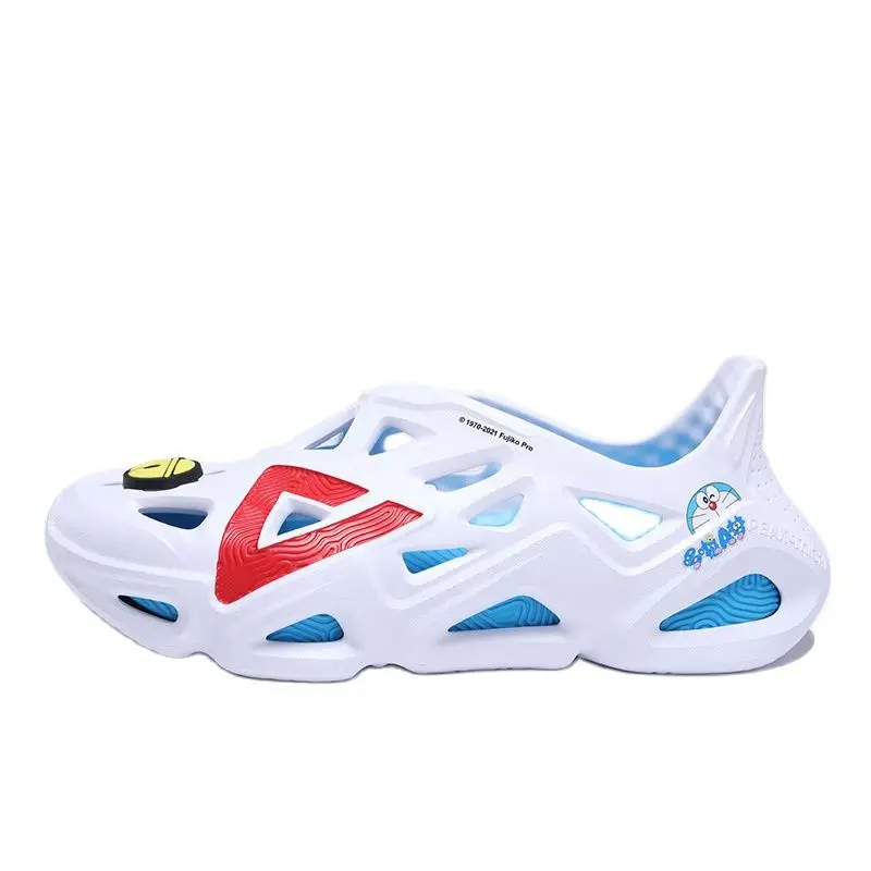 PEAK Clogs Men Sandals Casual Shoes TAICHI Flip Flops Cartoon Waterproof Anti-slip Outdoor Garden Beach Slippers E13005L