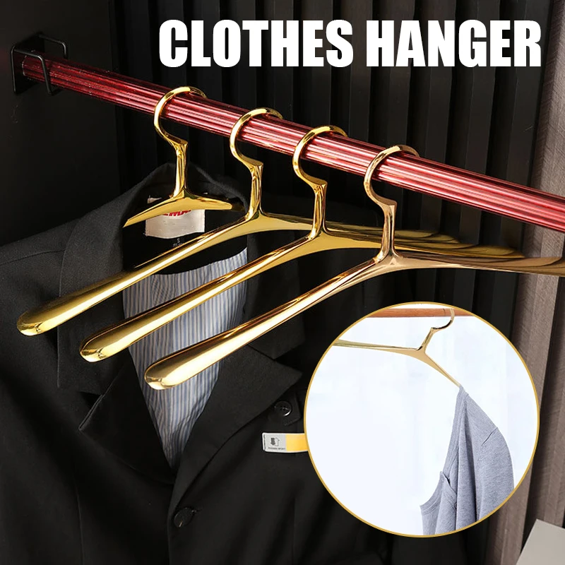 

Suit Hangers Non-Slip & Stable Thicken Hangers Space Saving Durable Wide Non-Slip & Stable Durable for Pants Dress GRSA889