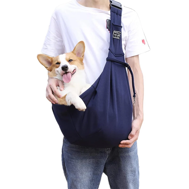 

Pet Dog Carrier Outdoor Travel Portable Pet Puppy Single Shoulder Bag Adjustable Dog Comfort Sling Handbag Tote Pouch
