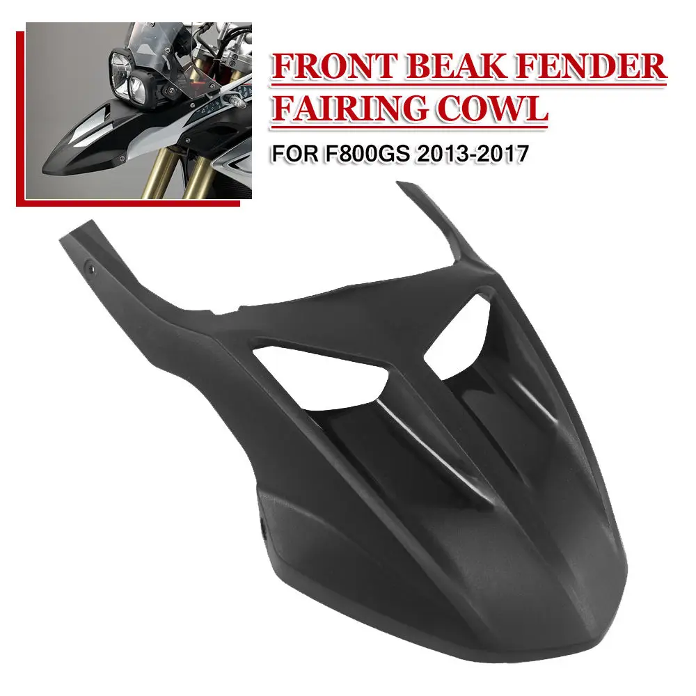 Motorcycle Front Beak Fender Fairing Cowl Extension Wheel Extender Cover For BMW F800GS F 800 GS 2017 2016 2013-2015 enlarge