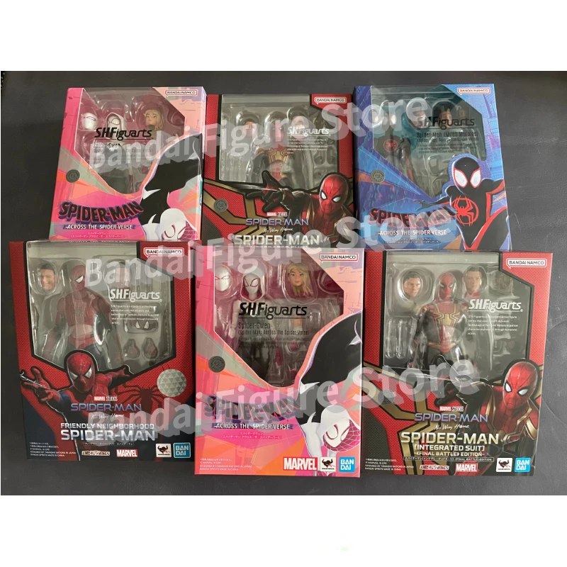 

In Stock Bandai Soul Limit SHF Spider-Man No Return Tobey Maguire First Bully Action Figure Toy Gift Model Collection Hobbies