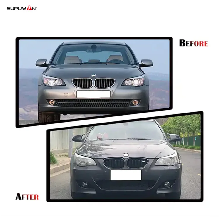 SPM G Factory ABS материал спойлер на передний бампер для обвеса 5 серии e60 обновление до