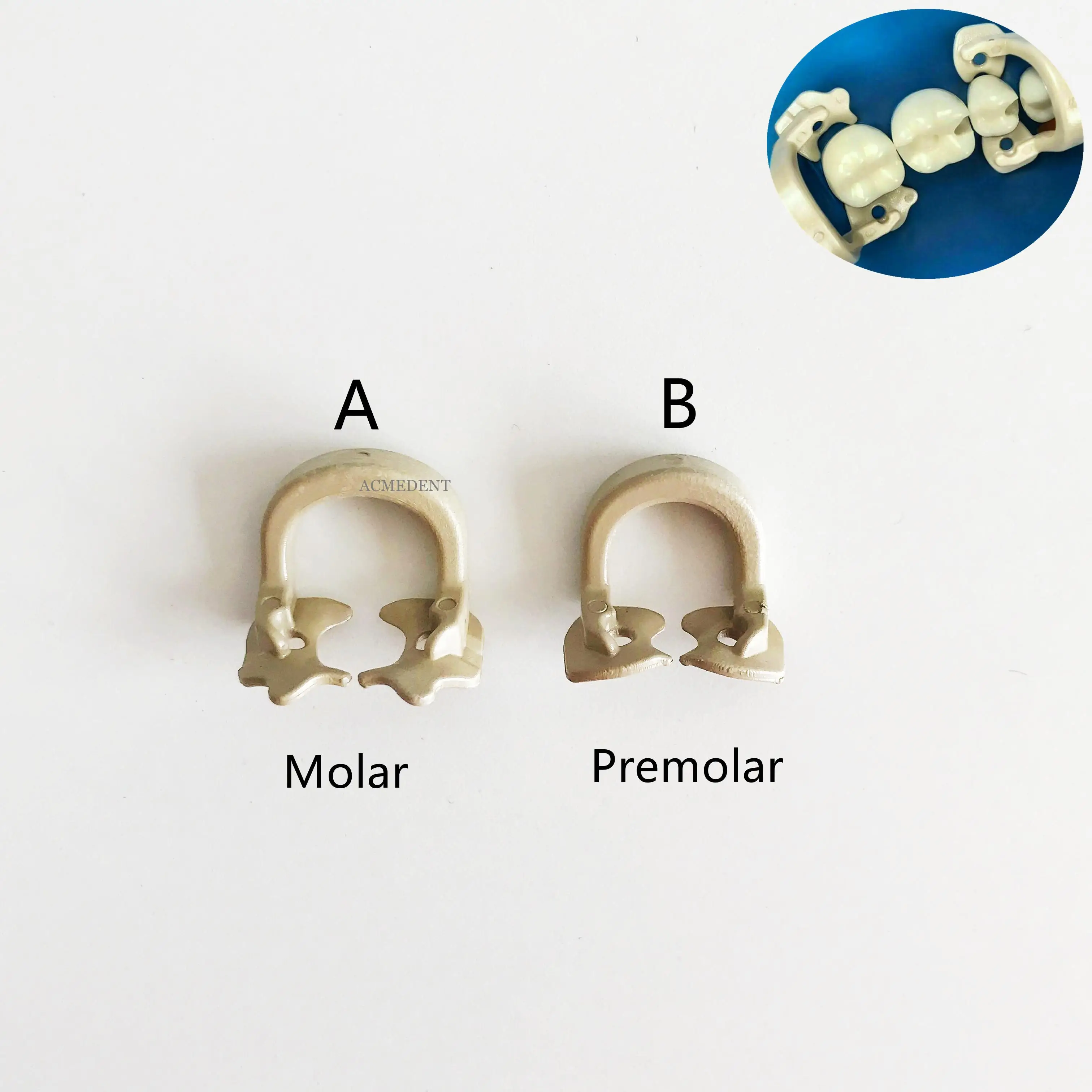 

Dental Resin Rubber Dam Clamps For Molar and Premolar Clips Autoclavable 134 Rubber Barrier Clamps for Dentist