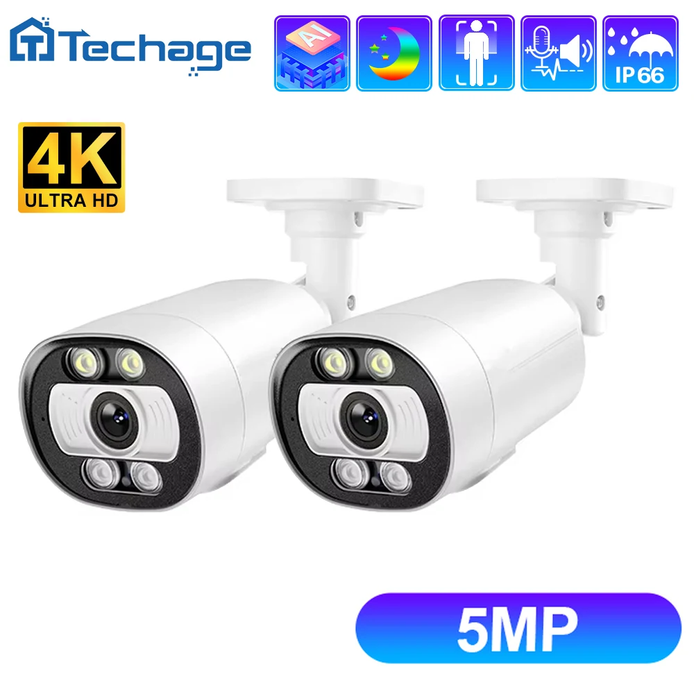 

Techage наружная IP камера 8MP