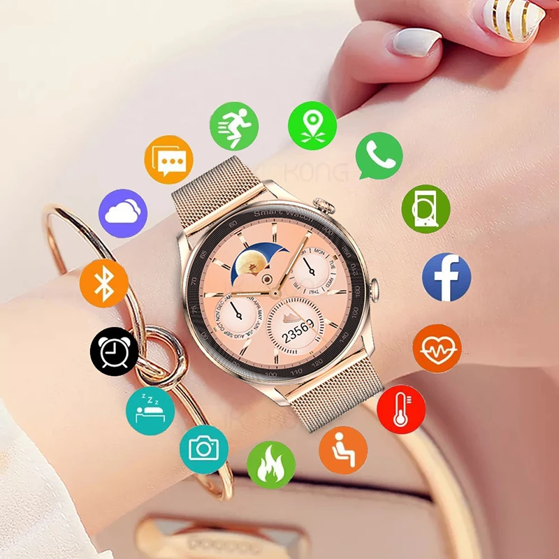 Новинка 2022 женские Смарт-часы с Bluetooth мужской водонепроницаемый смарт-браслет