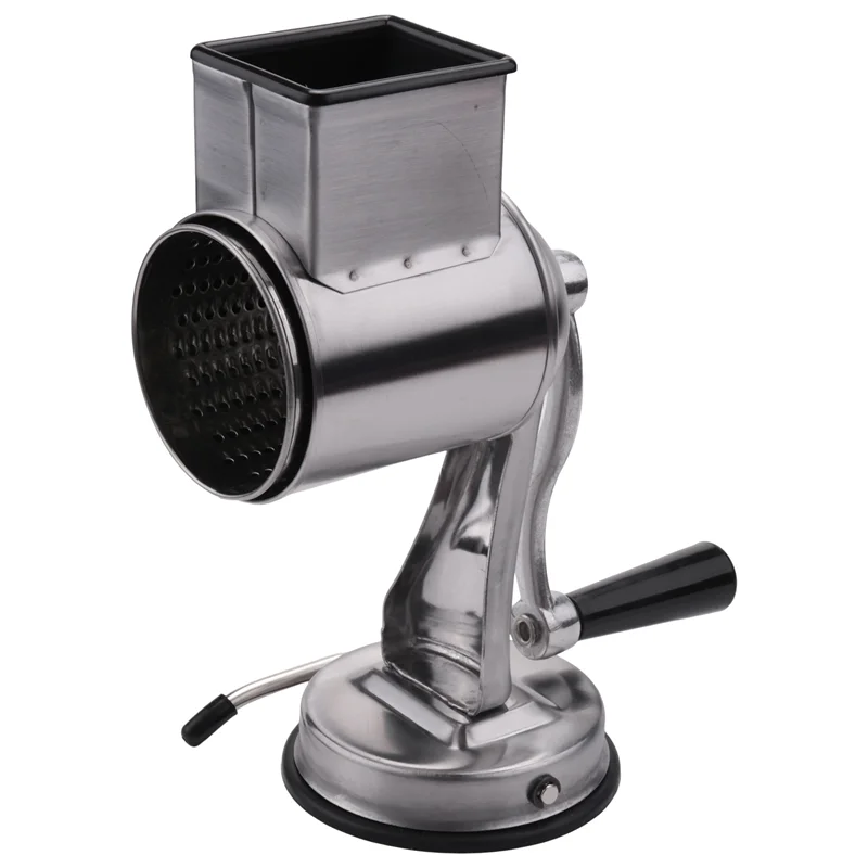 

Тёрка для сыра из нержавеющей стали, вращающийся измельчитель для овощей, зеркальный Многофункциональный ручной бритвенный станок с 5 лезвиями