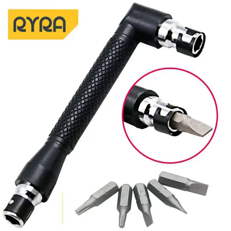 

Dual Head L-shaped Mini Socket Wrench 1/4" 6.35mm Screwdriver Bit Drill Set and Screwdriver Bits Key Utility Tool Repairing Tool