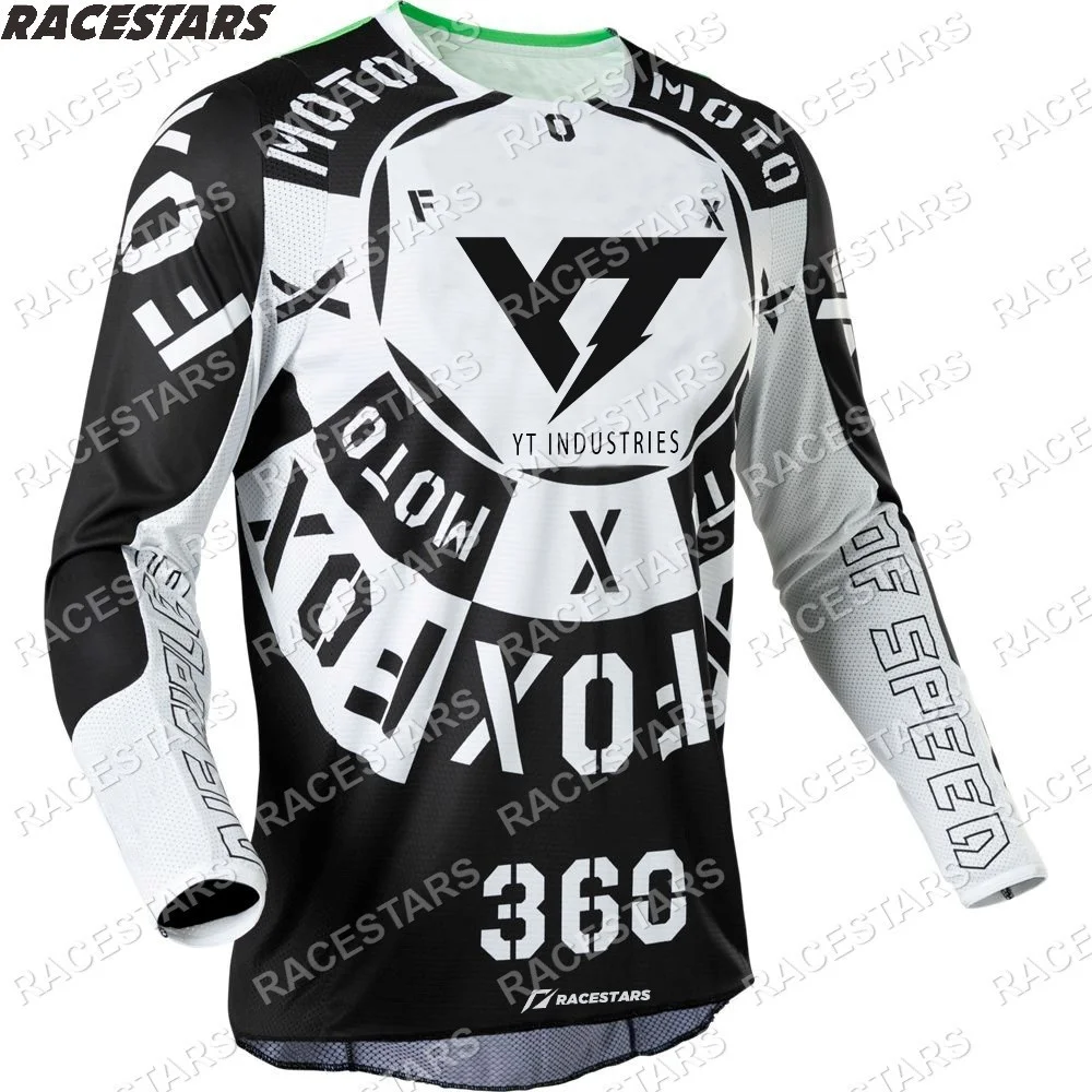 

YT 2023 Motorcycle Motocross Downhill Mountain Bike Wear Cycling Jersey MTB Offroad DH MX Bicycle Locomotive Shirt Cross Country