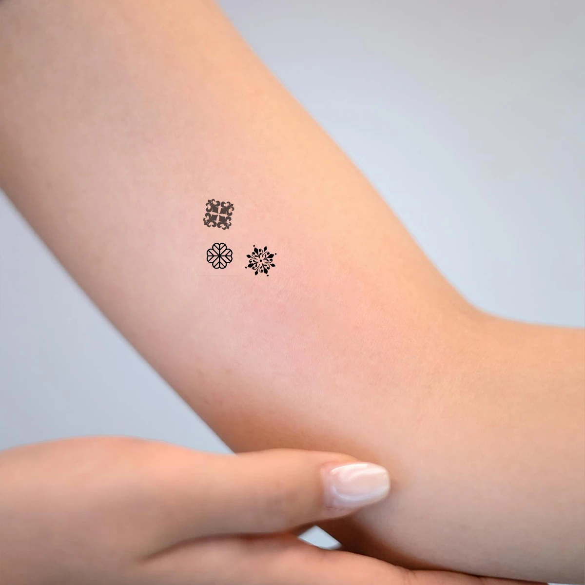 6 шт. водостойкие наклейки-тату на палец