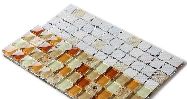 Sea Shell Crystal Glass moisac стеклянная мозаика настенная плитка плитка для ванной комнаты обои для бассейна (art.: 3920cf48a90bc) - 3920cf48a90bc
