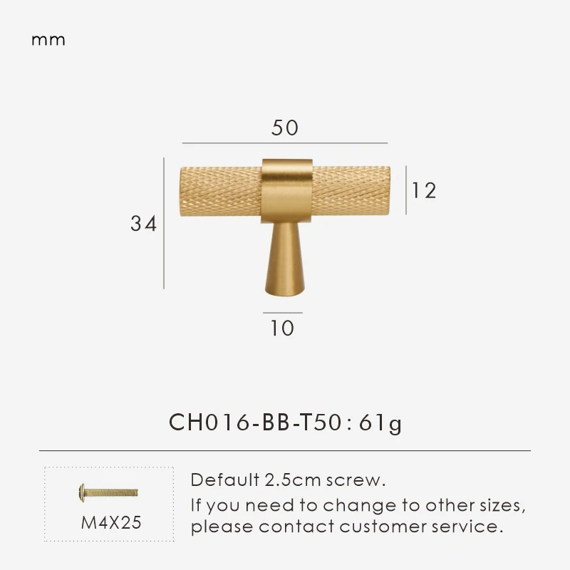 

Nurlin латунная дверная ручка для шкафа