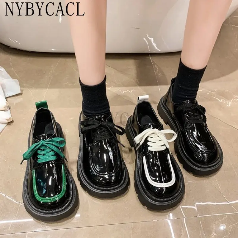 

Women's Heels Shoes Black Sneakers Platform Woman-shoes Thick Sole Roses 2023 Rubber Bonded Leather Autumn Cotton Fabric Basic R