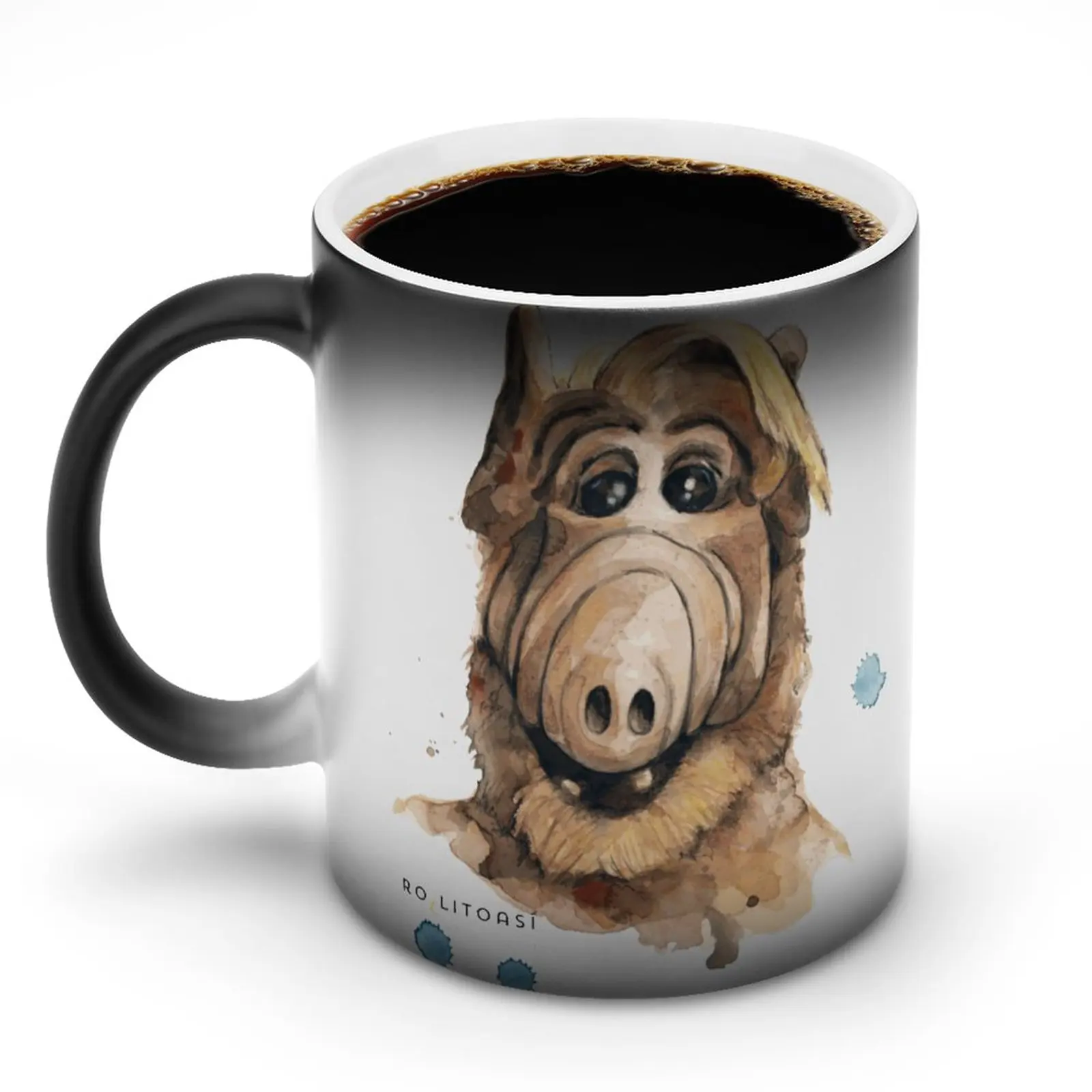 

Кружка Alf, меняющая цвет, оптовая продажа, кружка, Классические фарфоровые кружки для хлопьев