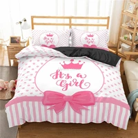 girls boy bedding sets duvet cover set quiltcomforter covers pillowcase pinkblue 3d custom king queen twin size bed sets