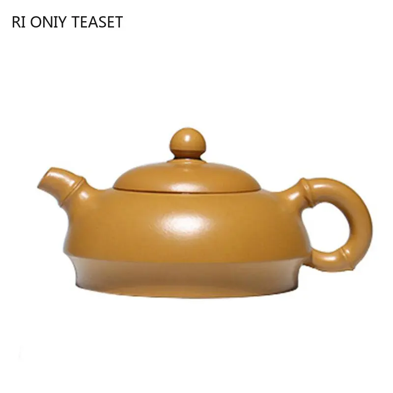 

150 мл Yixing, фиолетовая глина, фотообои, знаменитый искусственный чайник ручной работы, необработанная руда, золотой Zhu, грязевой чайник, чайный набор Zisha