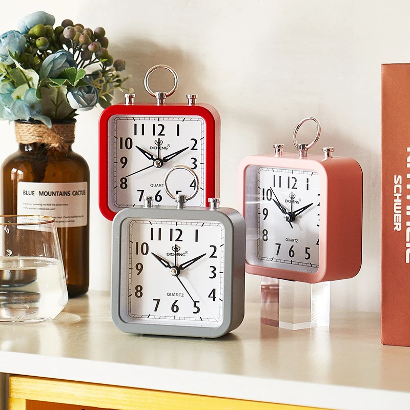 Скандинавские цифровые будильники квадратные маленькие часы для спальни