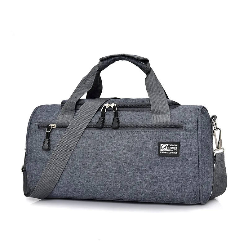 

Outdoor Men Travel Sport Bags Light Luggage Business Cylinder Handbag Women Outdoor Duffel Weekend Crossbody Shoulder Bag Pack
