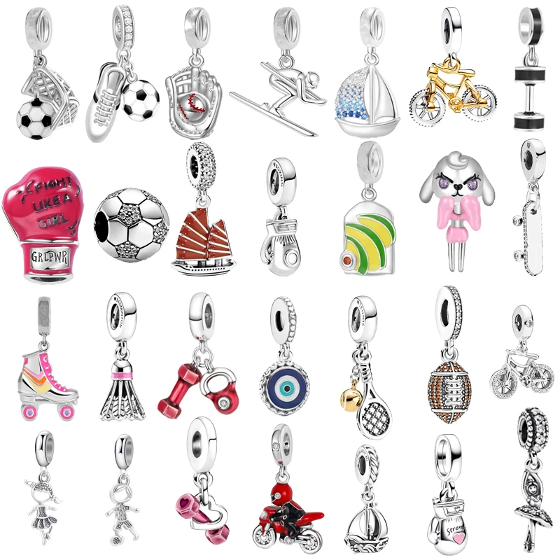 Новый европейский браслет с подвеской в виде движения оригинальный из серебра 925