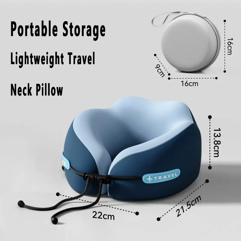 

Массажная подушка для шеи из memory foam U-образная