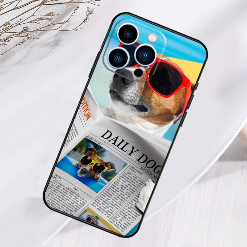Чехол для собаки Джек Рассел-терьера iPhone 16 Pro 15 11 14 13 Max 12 Mini XR Plus 16e задняя крышка Coque