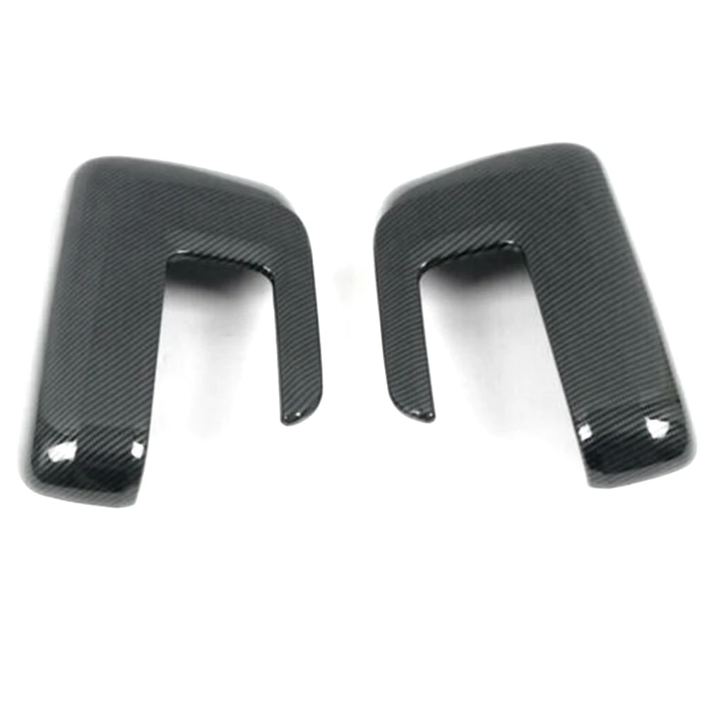 

1Pair Front Side Rearview Mirror Caps Cover Decoration Trim Cover for 2021 2022 Carbon Fiber Pattern