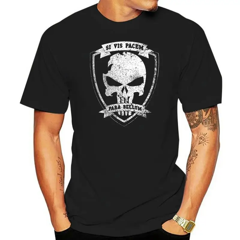 Si Vis Pacem Para Bellum camiseta-directo de stock Camiseta algodón Design clásico personalizado |