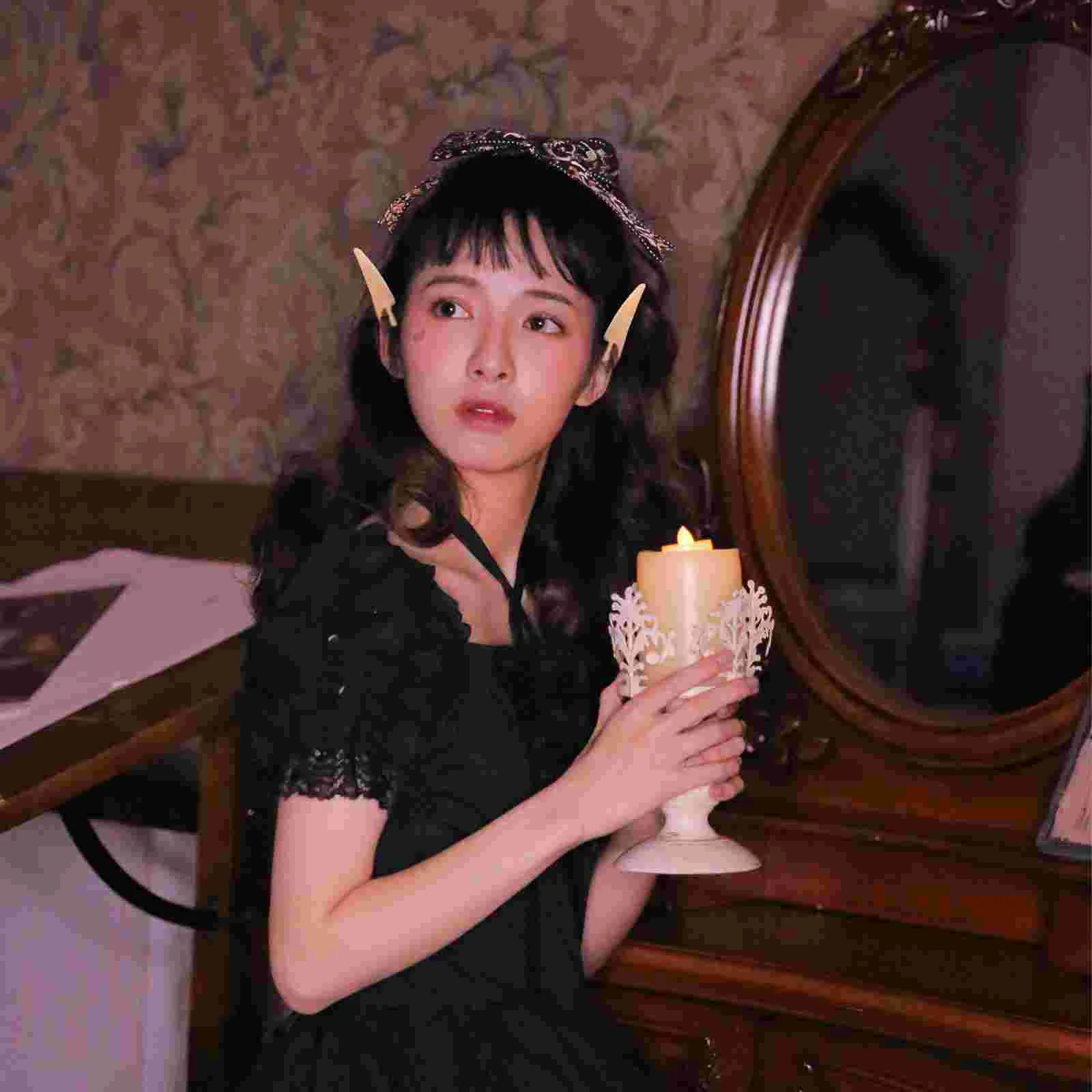 

Fantasy City Masquerade Fairy Ear Cosplay Goblin Elf Halloween Ears Props Vampire Costume