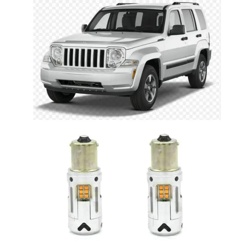 

For JEEP LIBERTY KK 2010.1 - Front Rear Turn Signal error free 3157 2pc
