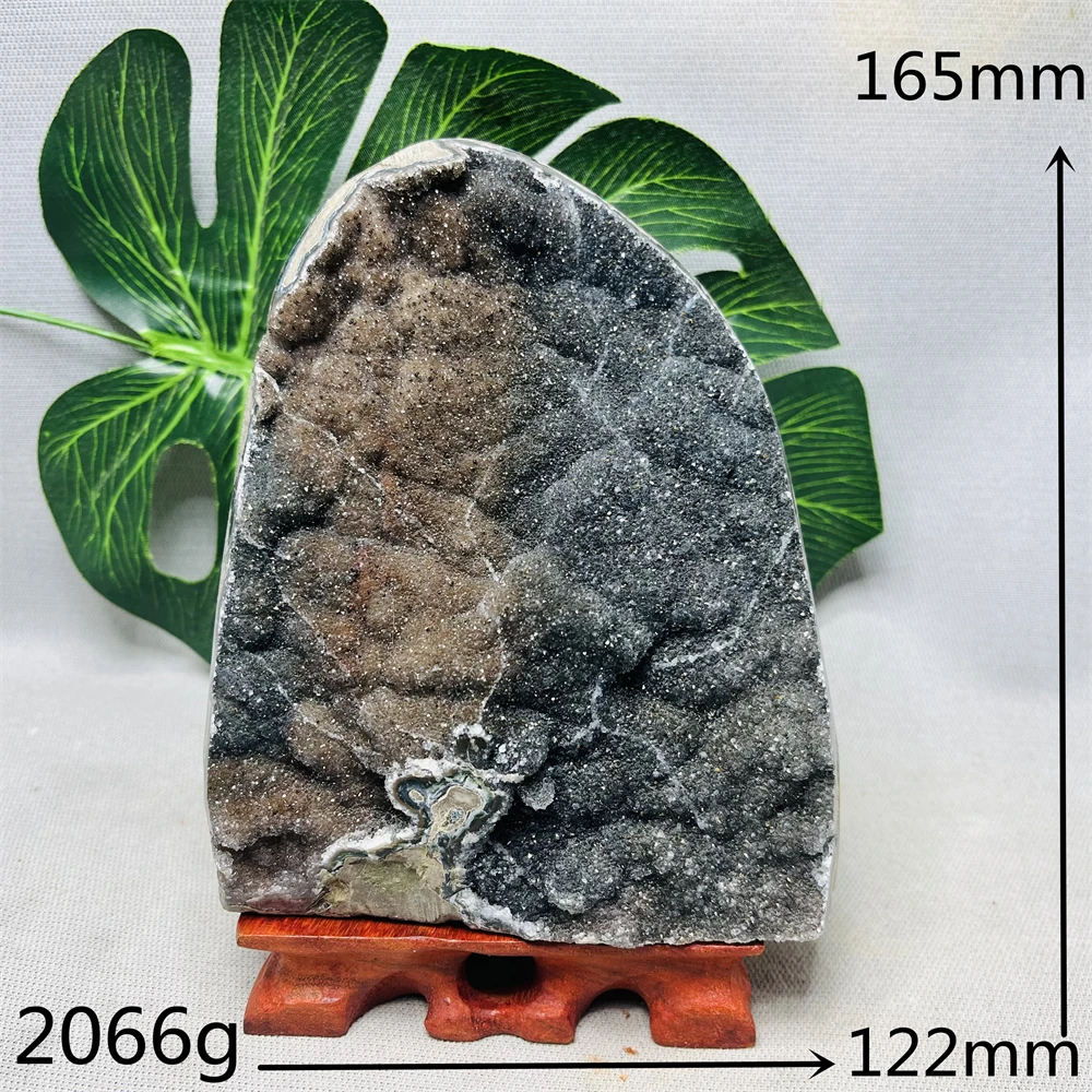 Волшебный красный и черный аметист Druse оригинальные минеральные образцы