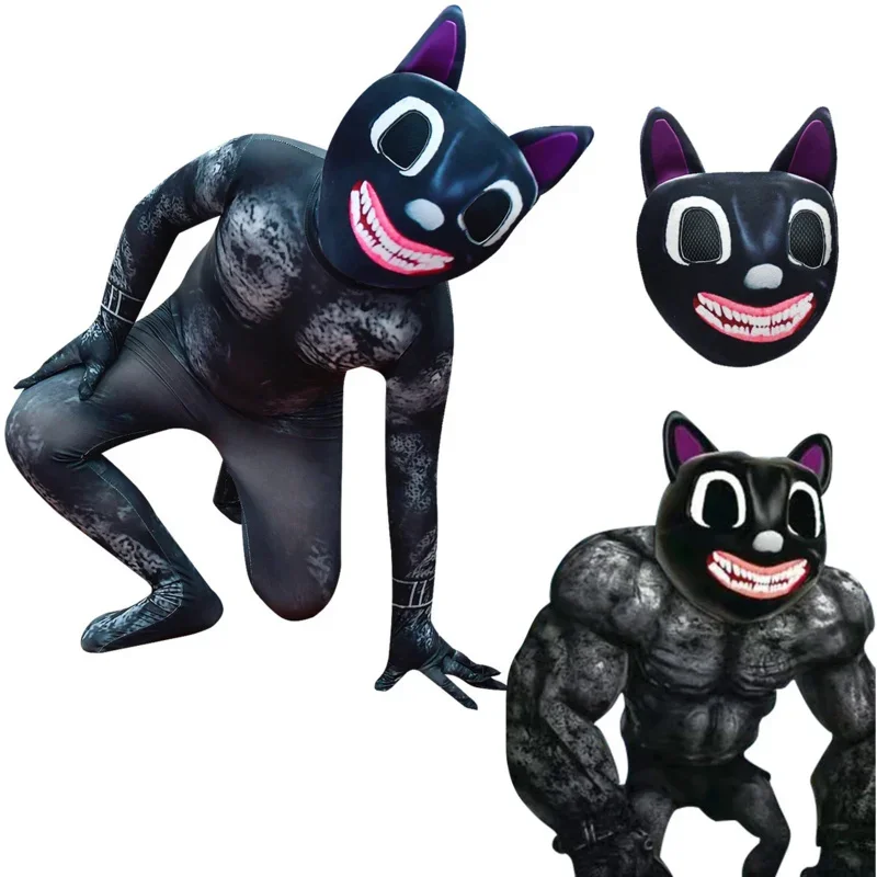 Coslan Fantasia костюм на Хэллоуин для детей аниме черный кот косплей боди мальчиков и