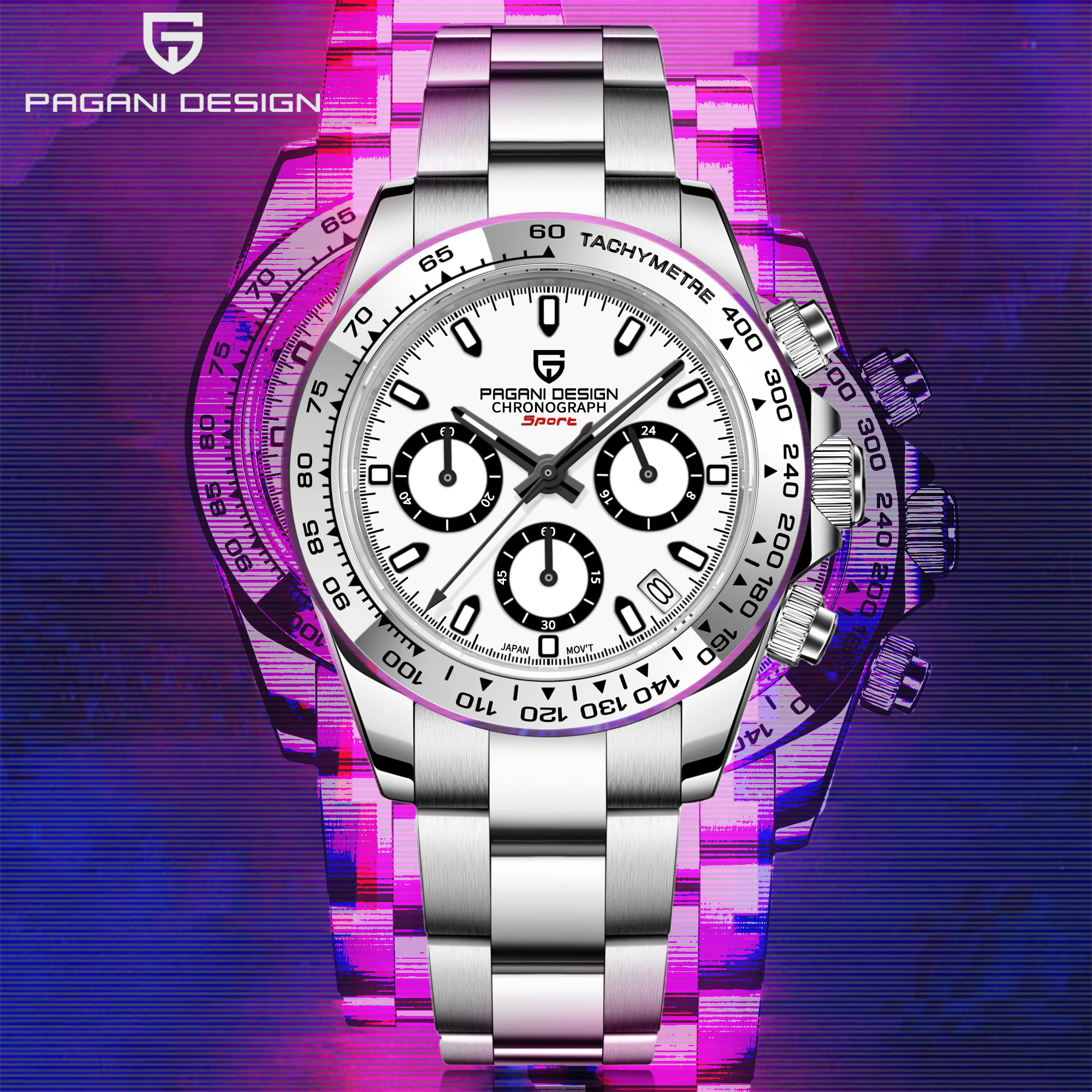 PAGANI DESIGN 2023 TOP Brand Men's Quartz Watches Automatic Business Wristwatch Sports Waterproof Chronograph Clock Reloj Hombre