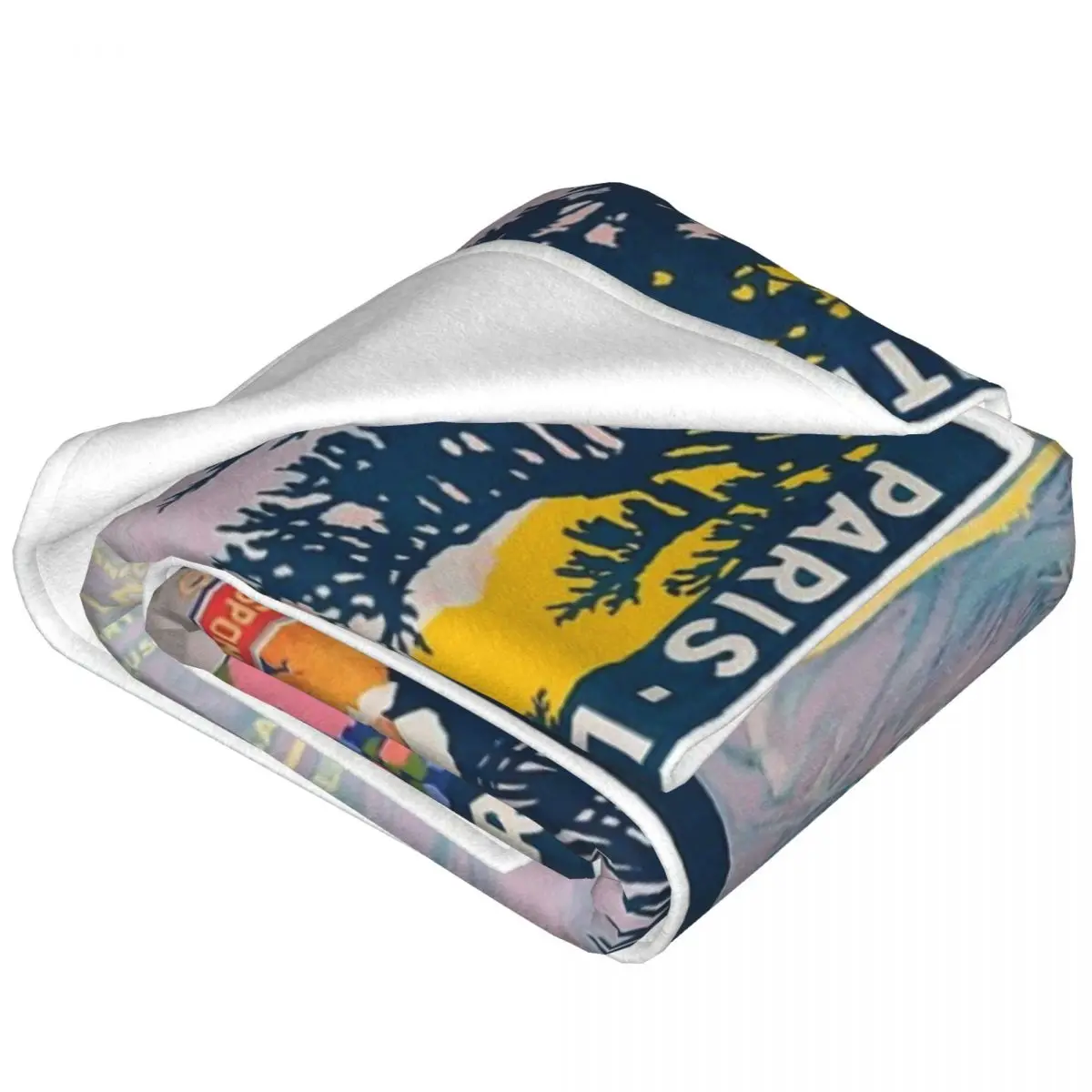 1920 Франция La Route Des Alpes PLM дорожное одеяло покрывало на кровать уличное мягкое для