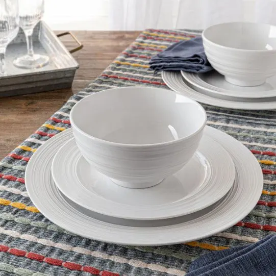 

BHG Anniston 12PC Set for home dinner set dishes and plates sets