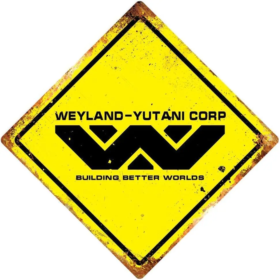 

Алюминиевая табличка Weyland Yutani Diamond